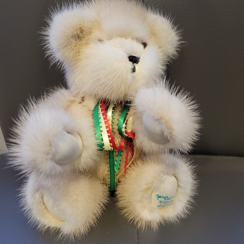 Hand Made Mink Teddy Bear